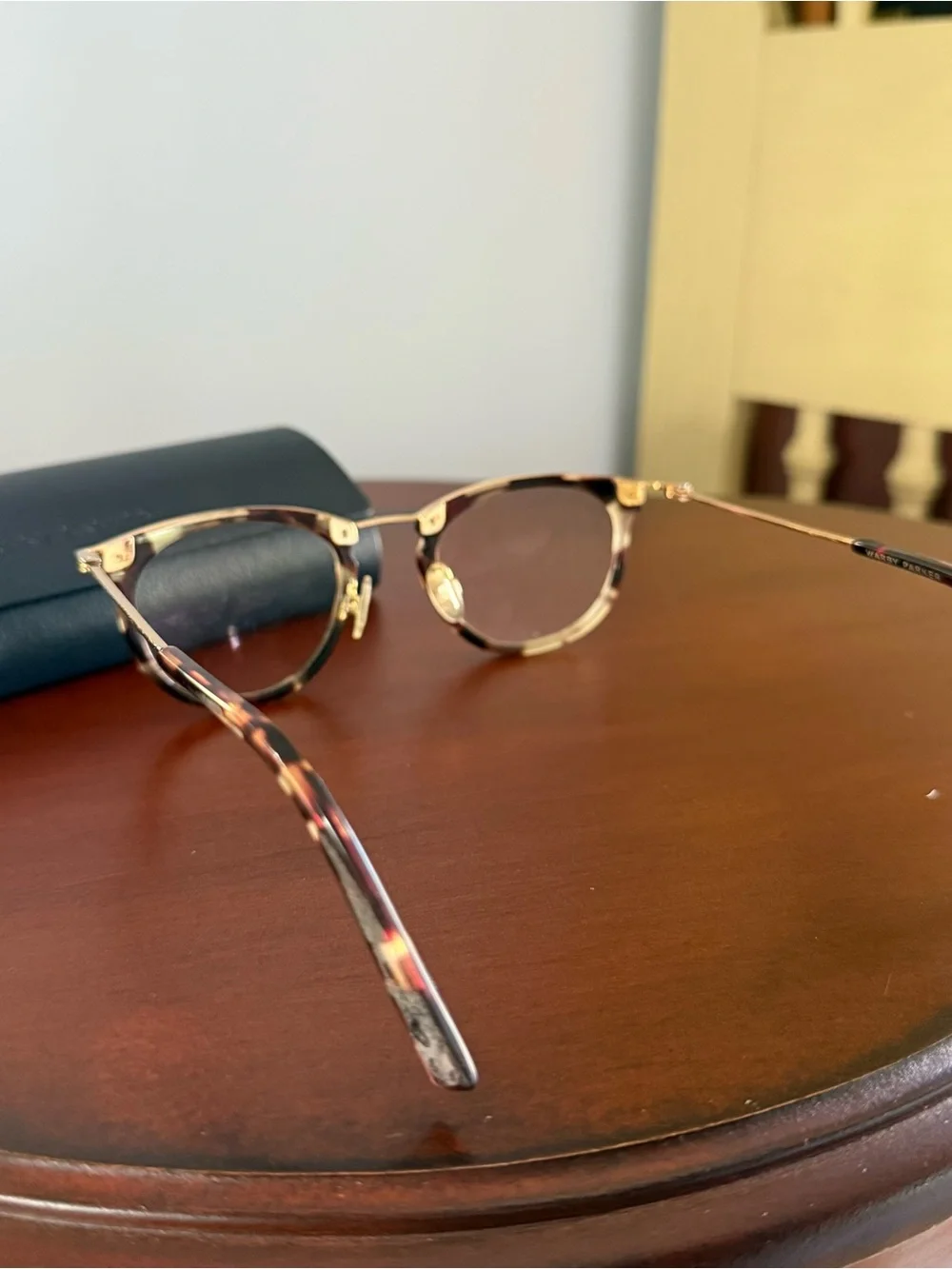 Warby Parker Moriarty 6265 Brown Tortoise Gold Eyeglasses Frame 47-21-140
